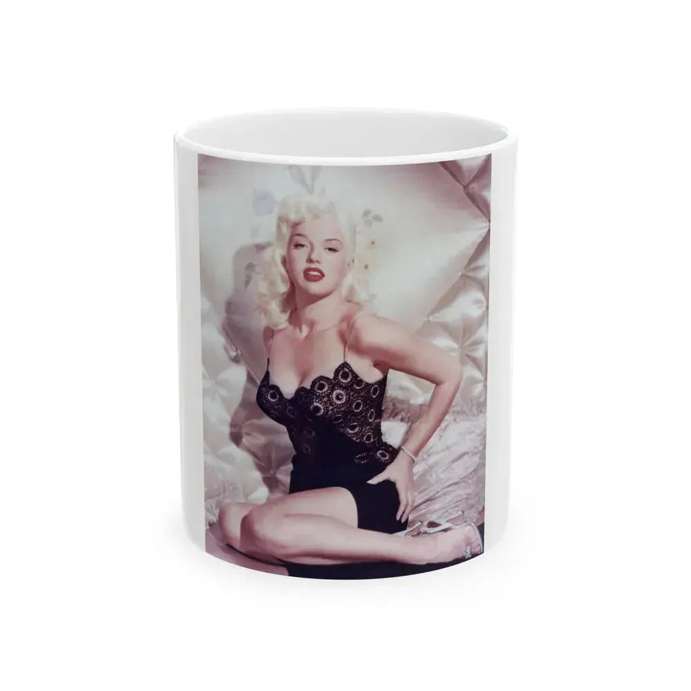 Diana Dors #25 1 (Vintage Female Icon) White Coffee Mug 11oz - Go Mug Yourself