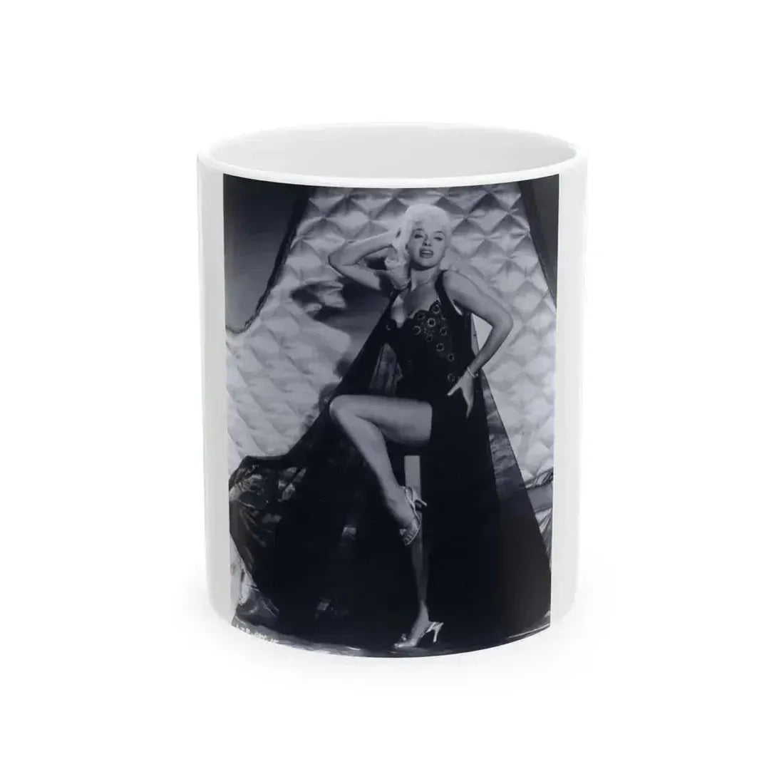 Diana Dors #29 (Vintage Female Icon) White Coffee Mug 11oz - Go Mug Yourself