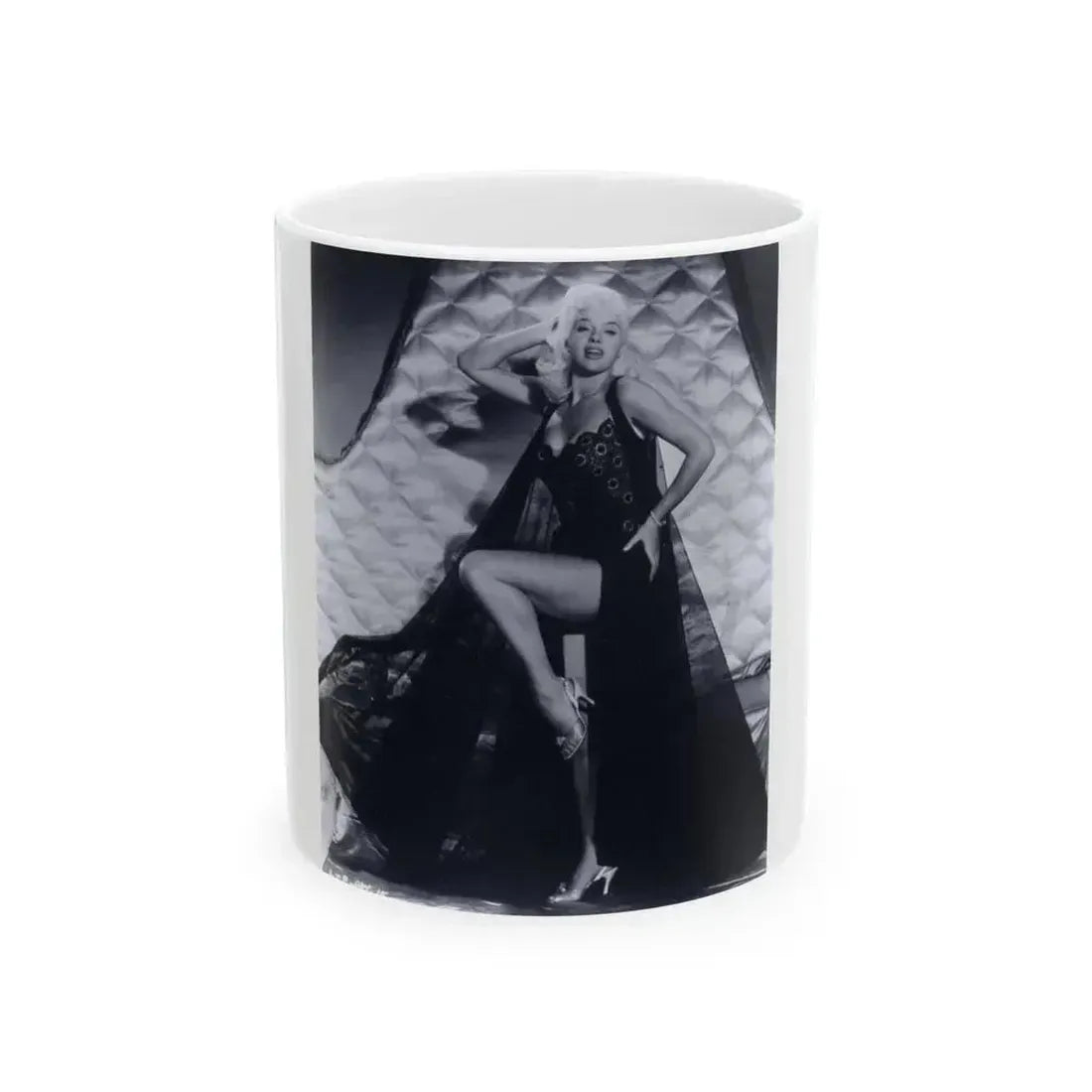 Diana Dors #29 (Vintage Female Icon) White Coffee Mug 11oz - Go Mug Yourself