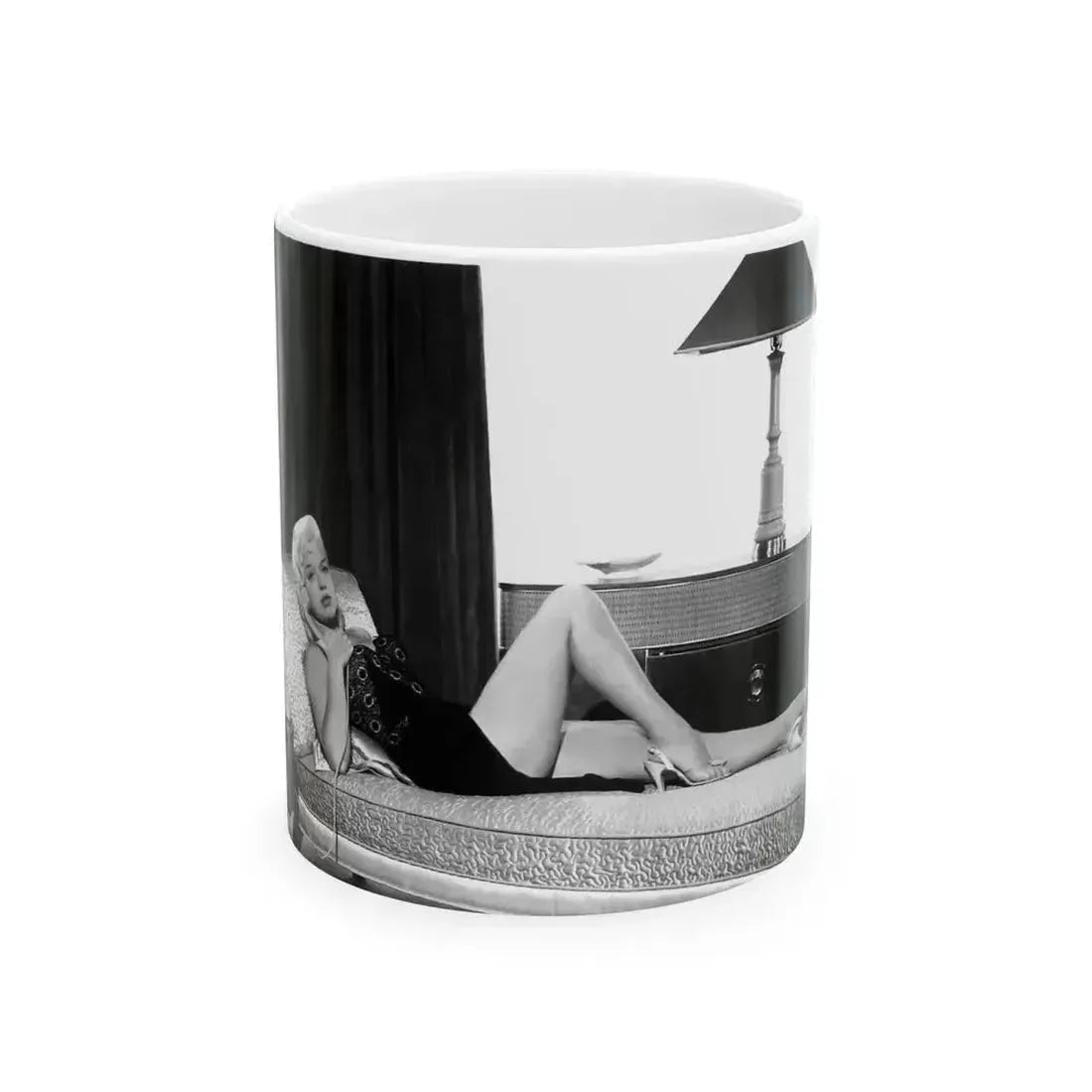 Diana Dors #30 (Vintage Female Icon) White Coffee Mug 11oz - Go Mug Yourself