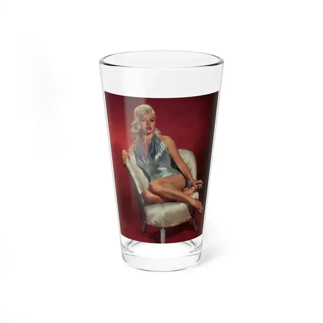 Diana Dors #39 (Vintage Female Icon) Pint Glass 16oz 16oz - Go Mug Yourself