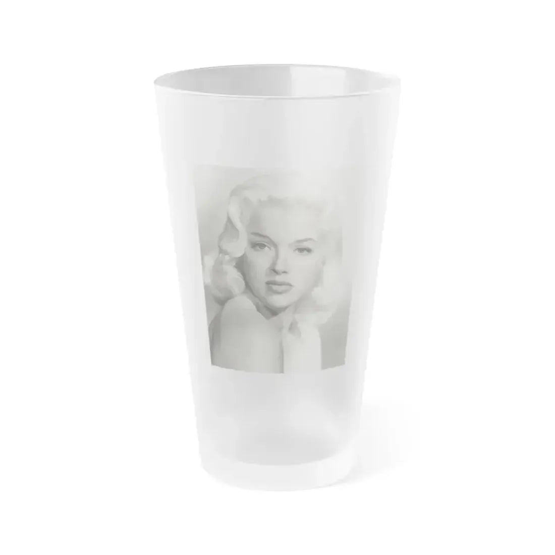 Diana Dors #43 (Vintage Female Icon) Frosted Pint Glass 16oz 16oz Frosted - Go Mug Yourself