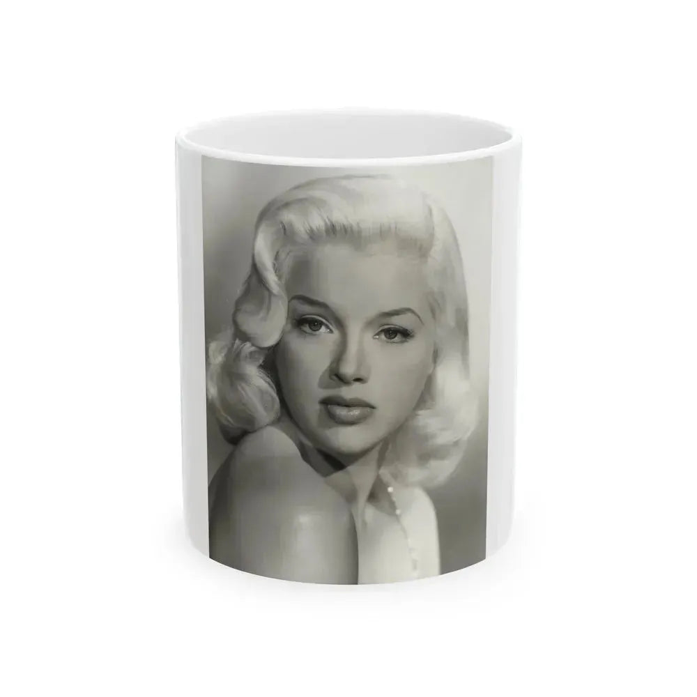Diana Dors #43 (Vintage Female Icon) White Coffee Mug 11oz - Go Mug Yourself