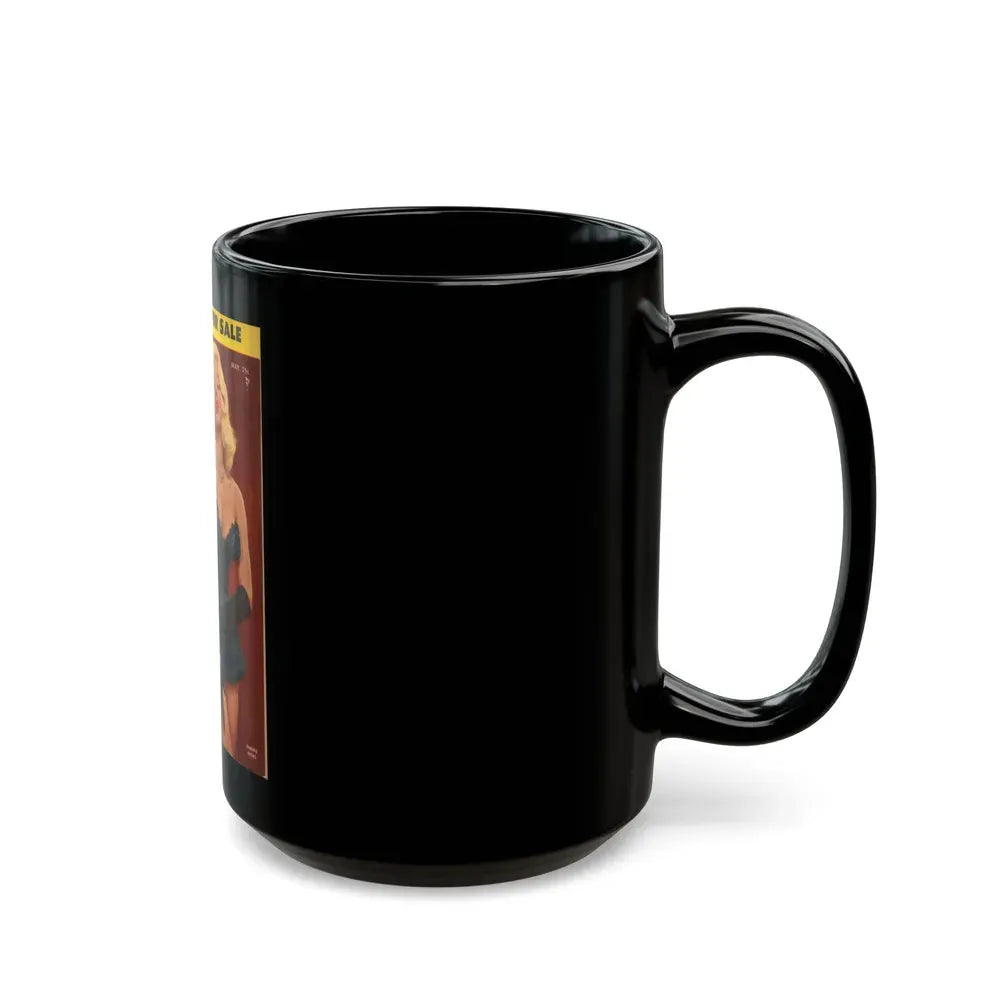 Diana Dors #90 - Mag. Cover (Vintage Female Icon) Black Coffee Mug - Go Mug Yourself