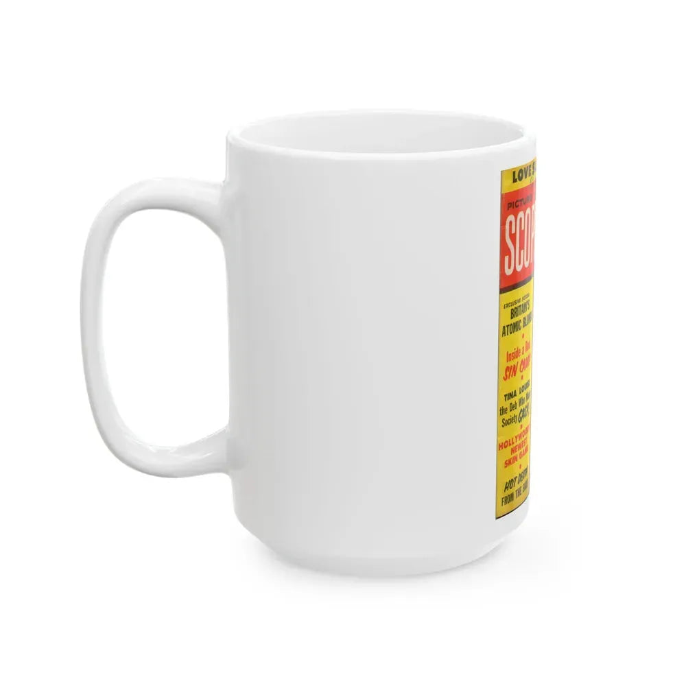 Diana Dors #90 - Mag. Cover (Vintage Female Icon) White Coffee Mug - Go Mug Yourself
