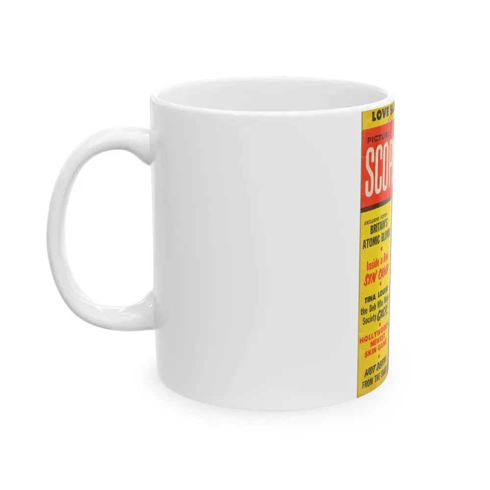 Diana Dors #90 - Mag. Cover (Vintage Female Icon) White Coffee Mug - Go Mug Yourself