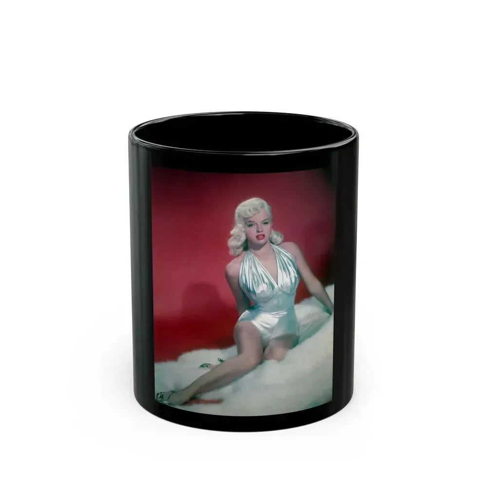 Diana Dors #95 (Vintage Female Icon) Black Coffee Mug 11oz - Go Mug Yourself