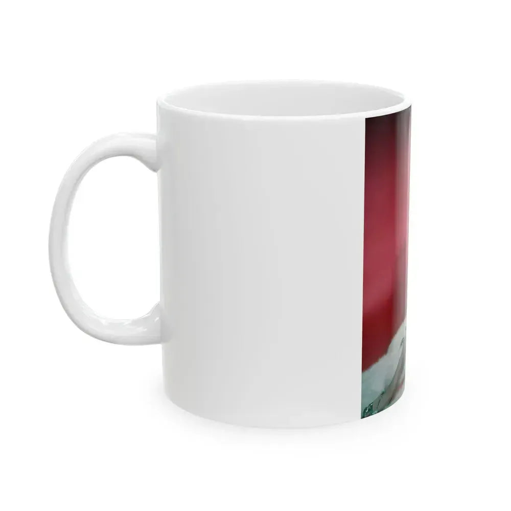Diana Dors #95 (Vintage Female Icon) White Coffee Mug - Go Mug Yourself