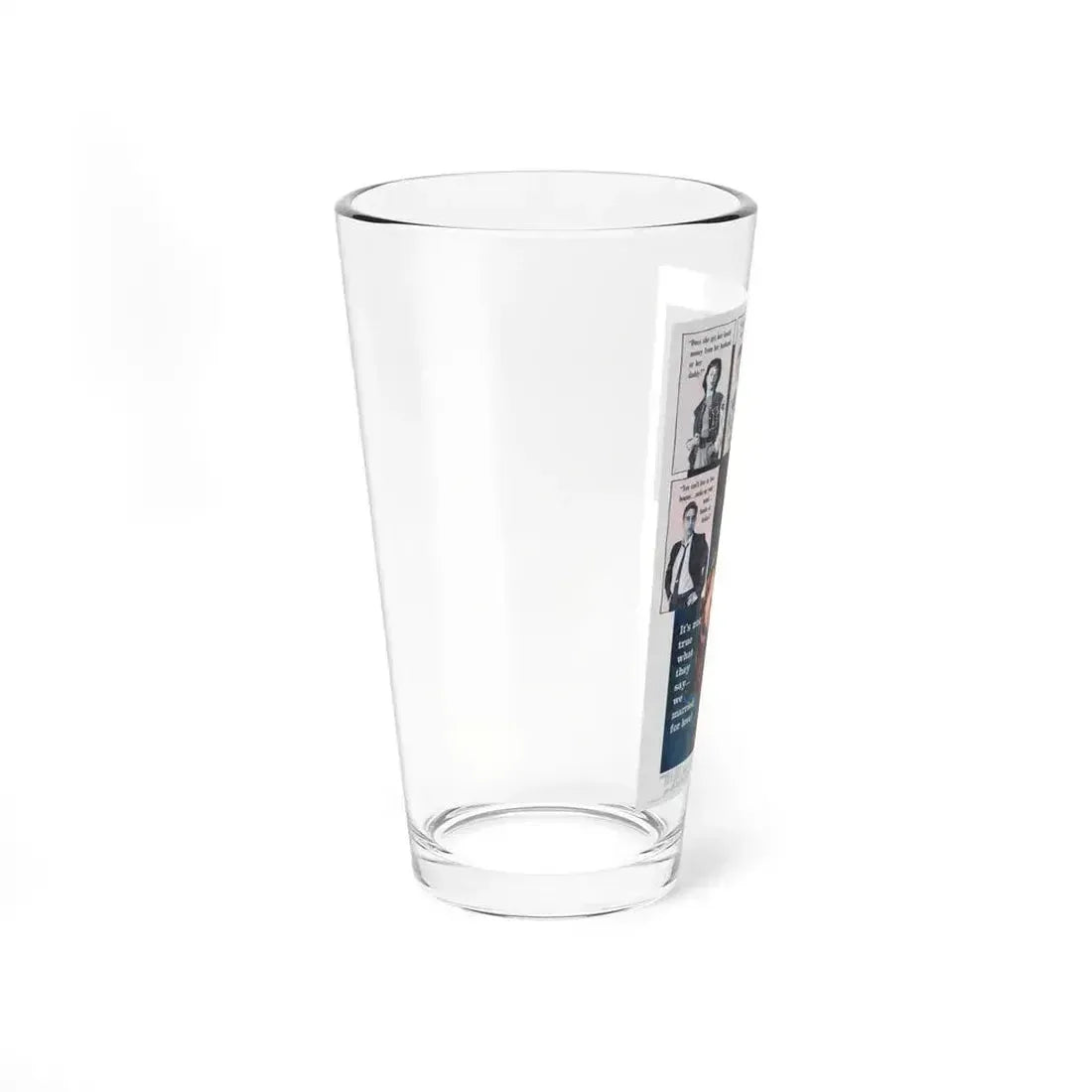 DIARY OF A HIGH SCHOOL BRIDE 1959 Movie Poster - Pint Glass 16oz - Go Mug Yourself