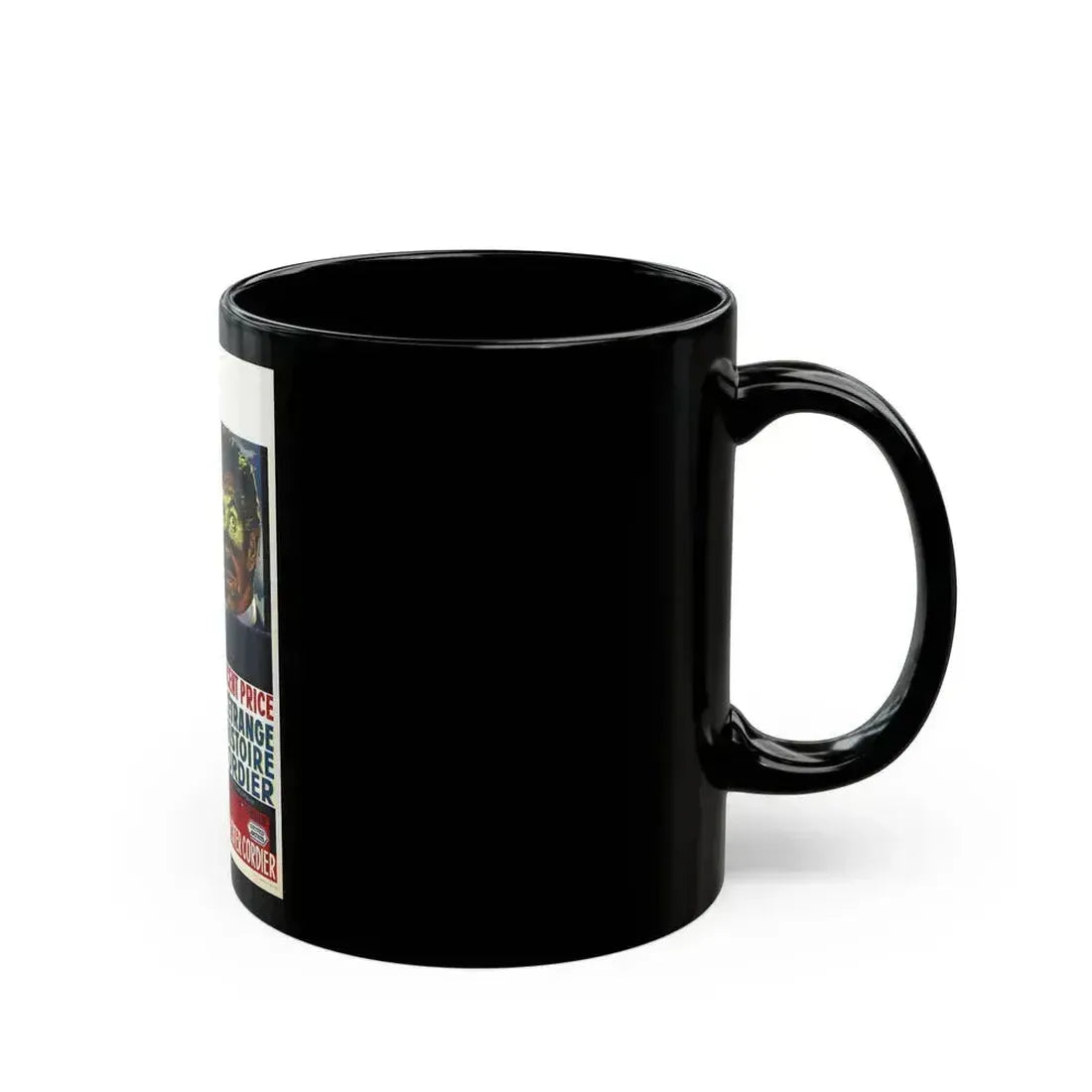 DIARY OF A MADMAN (BELGIAN) 1963 Movie Poster - Black Coffee Mug - Go Mug Yourself