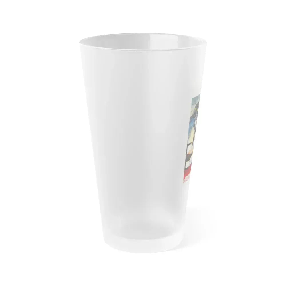 DIARY OF A MADMAN (BELGIAN) 1963 Movie Poster - Frosted Pint Glass 16oz - Go Mug Yourself