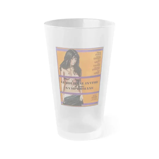 DIARY OF A NYMPHO (2) 1973 Movie Poster - Frosted Pint Glass 16oz 16oz Frosted - Go Mug Yourself