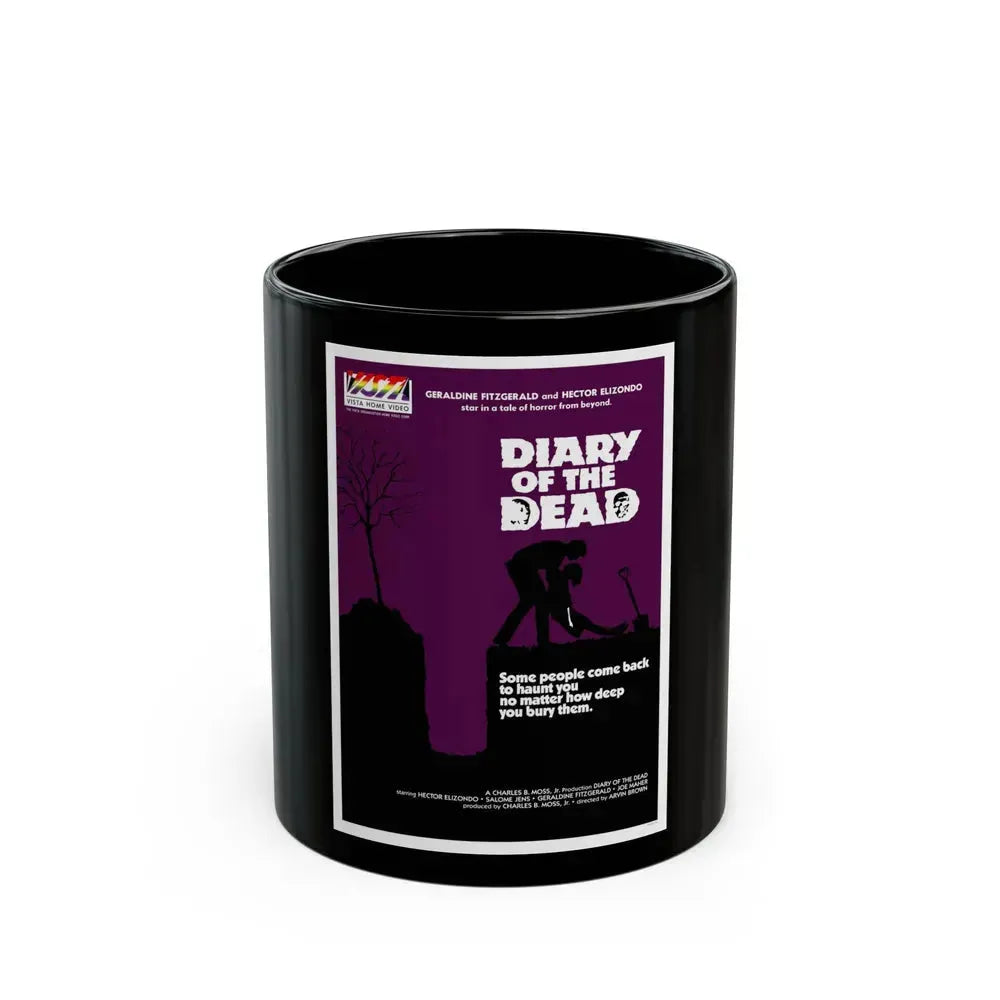 DIARY OF THE DEAD 1976 Movie Poster - Black Coffee Mug 11oz - Go Mug Yourself