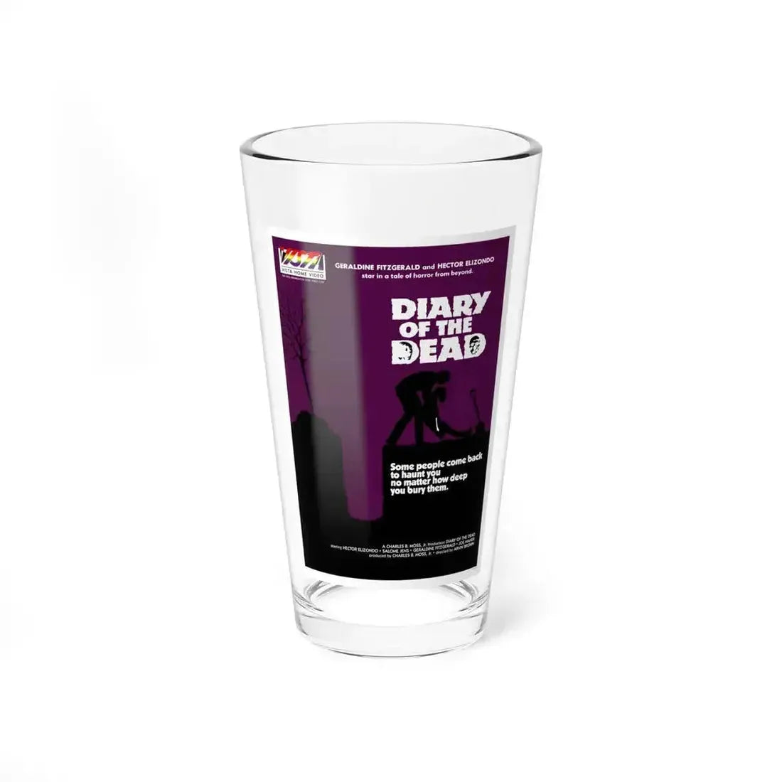 DIARY OF THE DEAD 1976 Movie Poster - Pint Glass 16oz 16oz - Go Mug Yourself