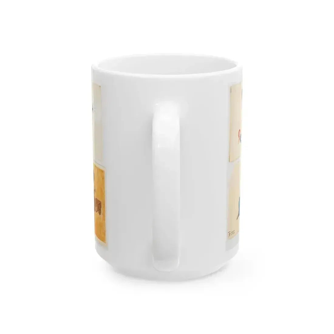 Dick and Jane illustration, Group of 4 (Scott, Foresman & Co., 1951) - White Coffee Mug - Go Mug Yourself