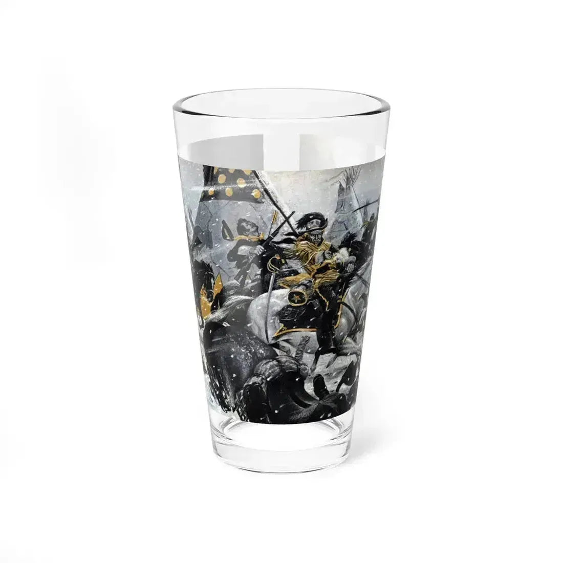 Did a Woman Die With Custer, Cavalier magazine, July 1958 - Pint Glass 16oz 16oz - Go Mug Yourself