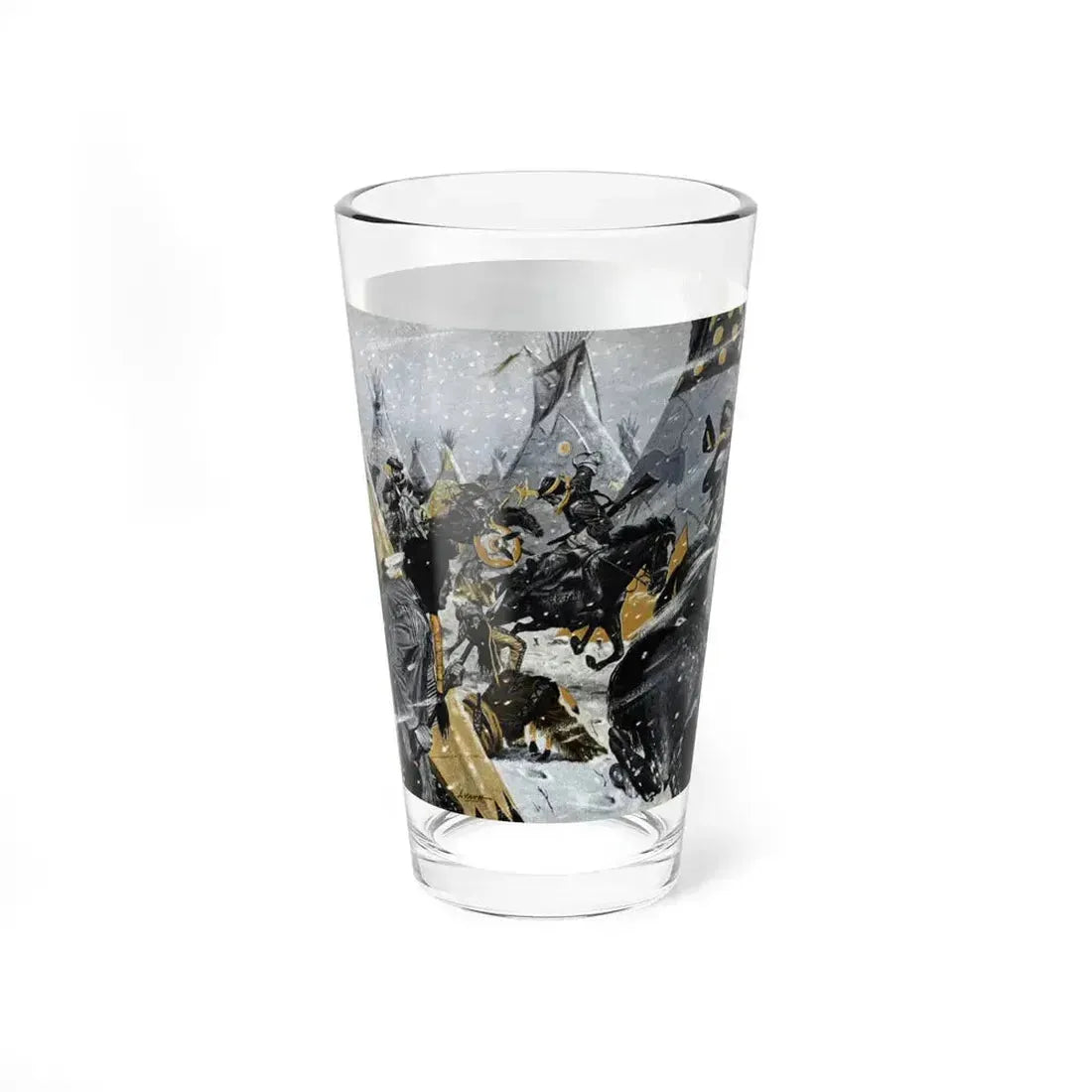 Did a Woman Die With Custer, Cavalier magazine, July 1958 - Pint Glass 16oz - Go Mug Yourself