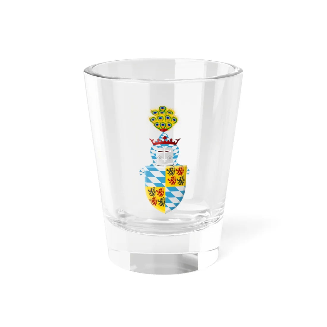 Die Grave van Hollant Codex 148 wapen (Germany) (Coat of Arms) Shot Glass 1.5oz - Go Mug Yourself