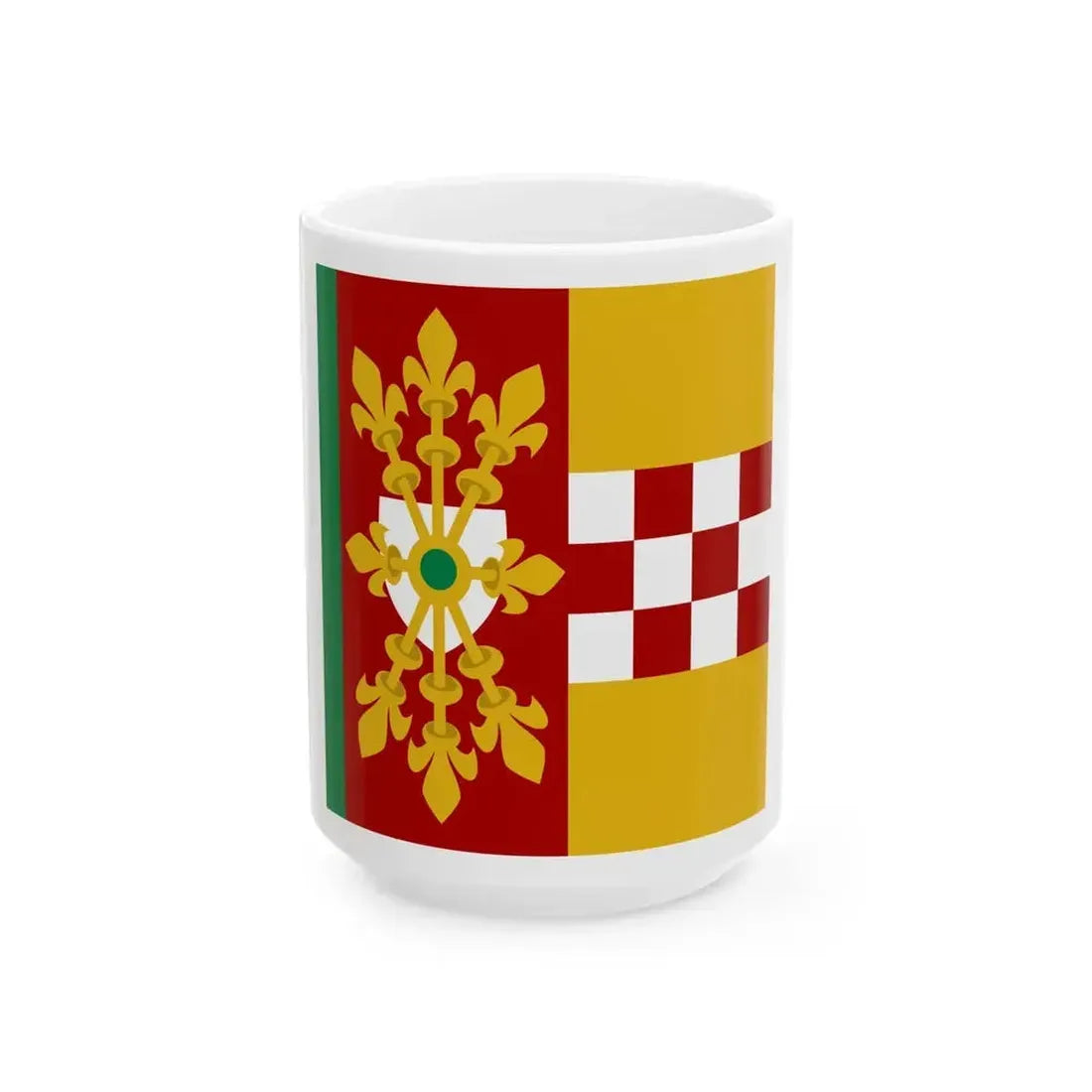 Die greue van Cleue ende vander Marck (Netherlands) White Coffee Mug 15oz - Go Mug Yourself