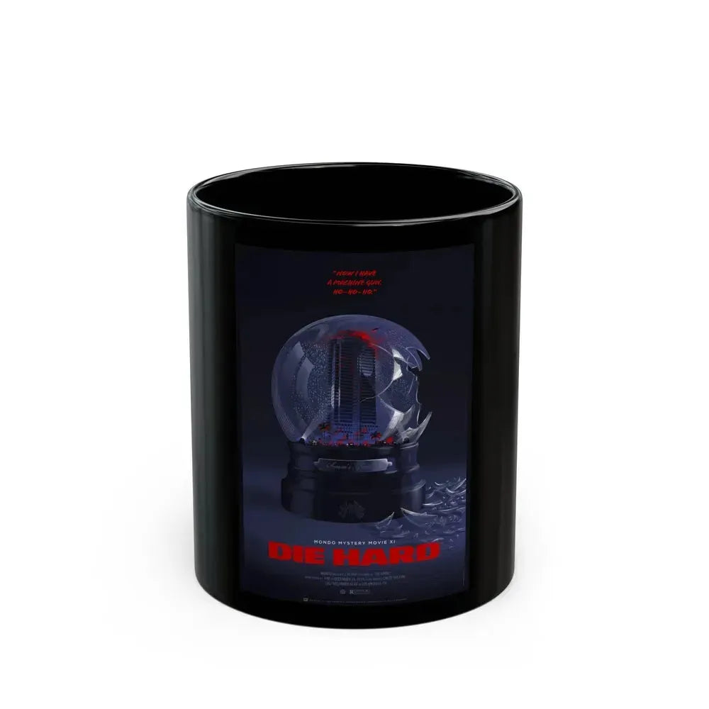 DIE HARD (MONDO) 1988 Movie Poster - Black Coffee Mug 11oz - Go Mug Yourself
