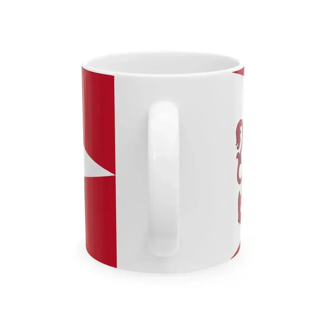 Dienvidkurzemes novada karogs (Latvia) White Coffee Mug - Go Mug Yourself