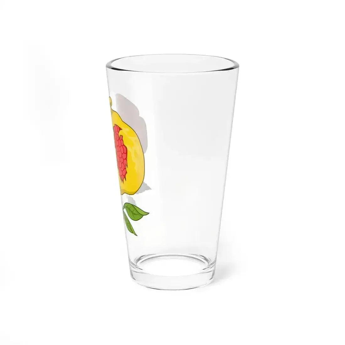 Dimidiated Rose and Pomegranate Badge of Henry VIII - Pint Glass 16oz - Go Mug Yourself