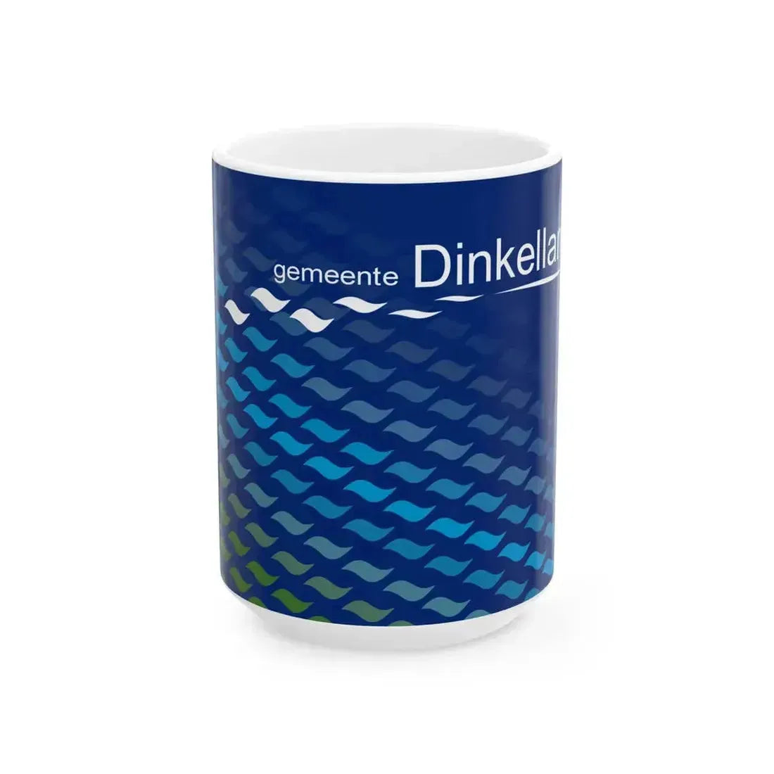 Dinkelland vlag (Netherlands) White Coffee Mug 15oz - Go Mug Yourself