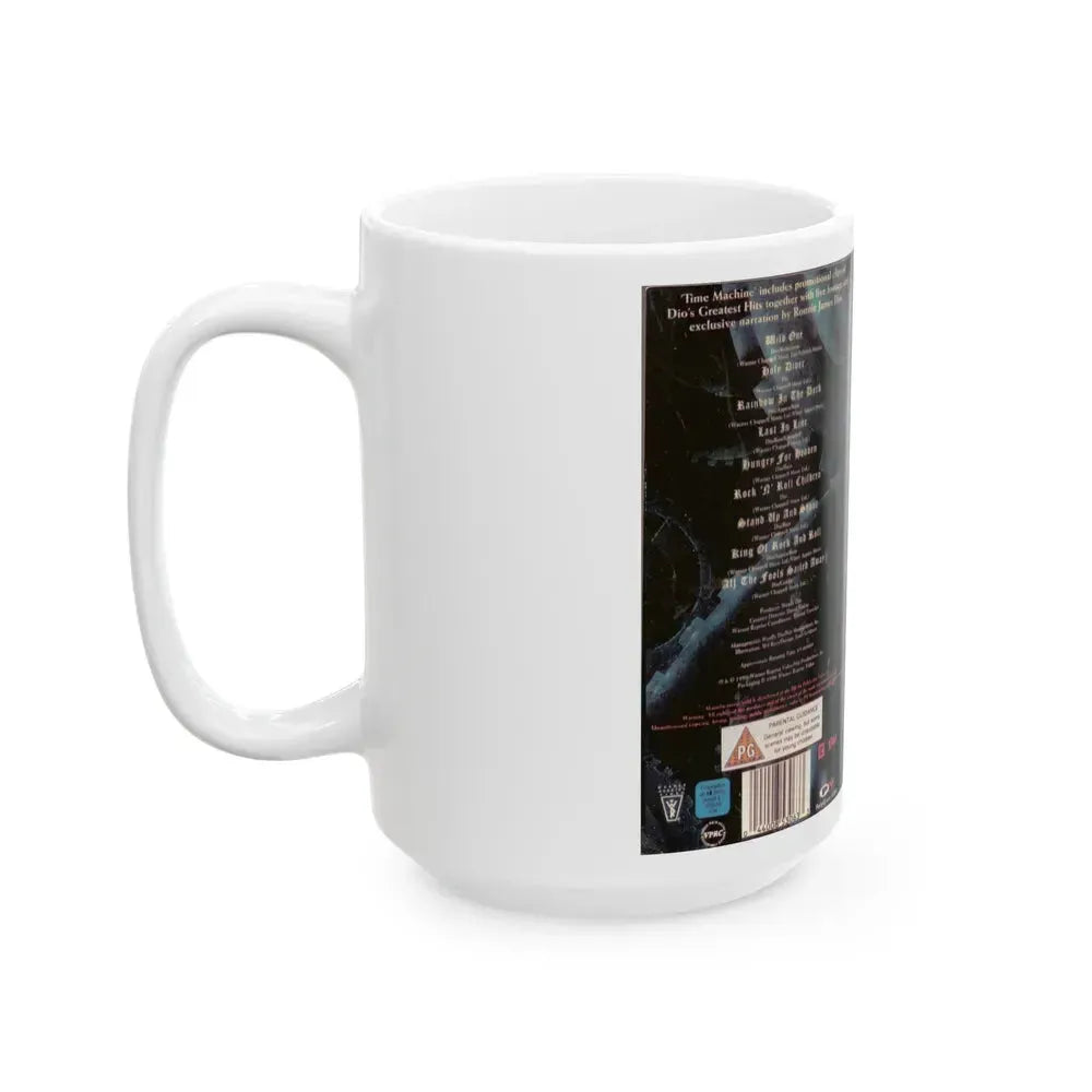 DIO TIME MACHINE (VHS COVER) - White Coffee Mug - Go Mug Yourself