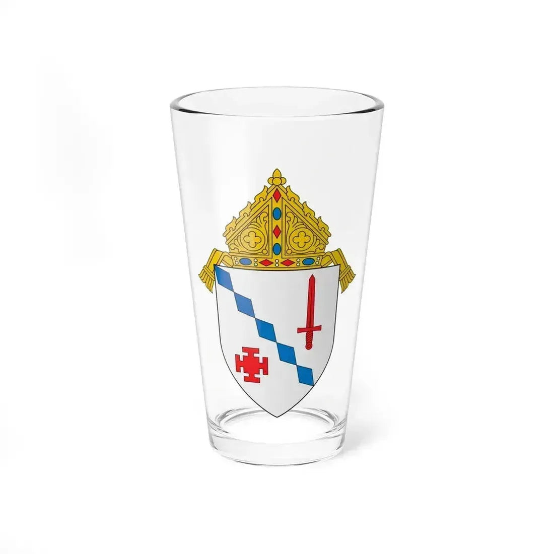 Diocese of Birmingham in Alabama - Pint Glass 16oz 16oz - Go Mug Yourself
