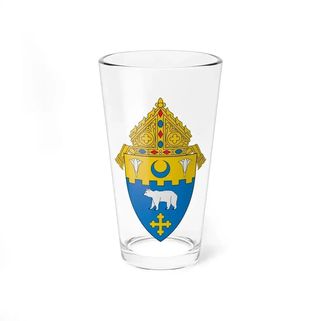 Diocese of Kansas City Saint Joseph - Pint Glass 16oz 16oz - Go Mug Yourself