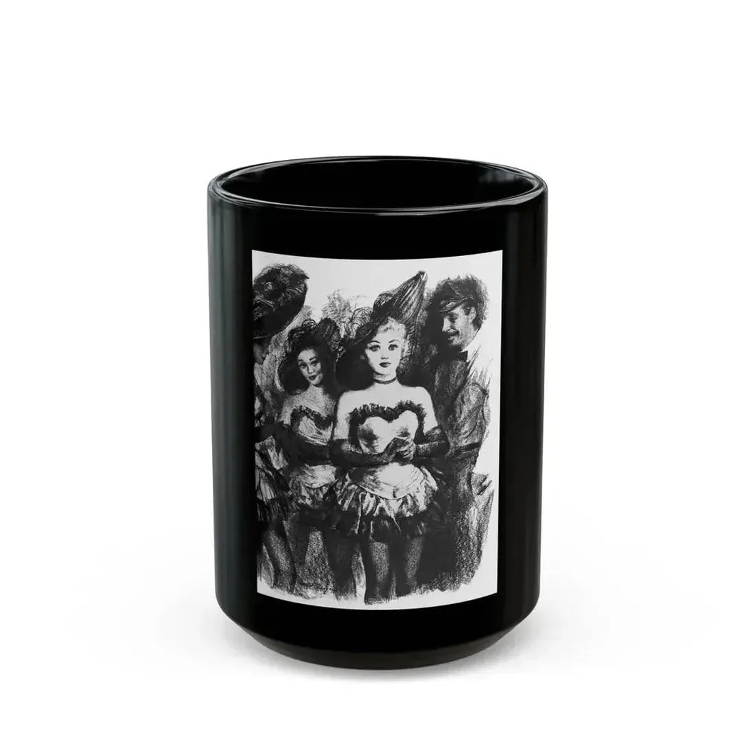 Diplomat's Lady, Woman's Day, September 1954 - Black Coffee Mug 15oz - Go Mug Yourself