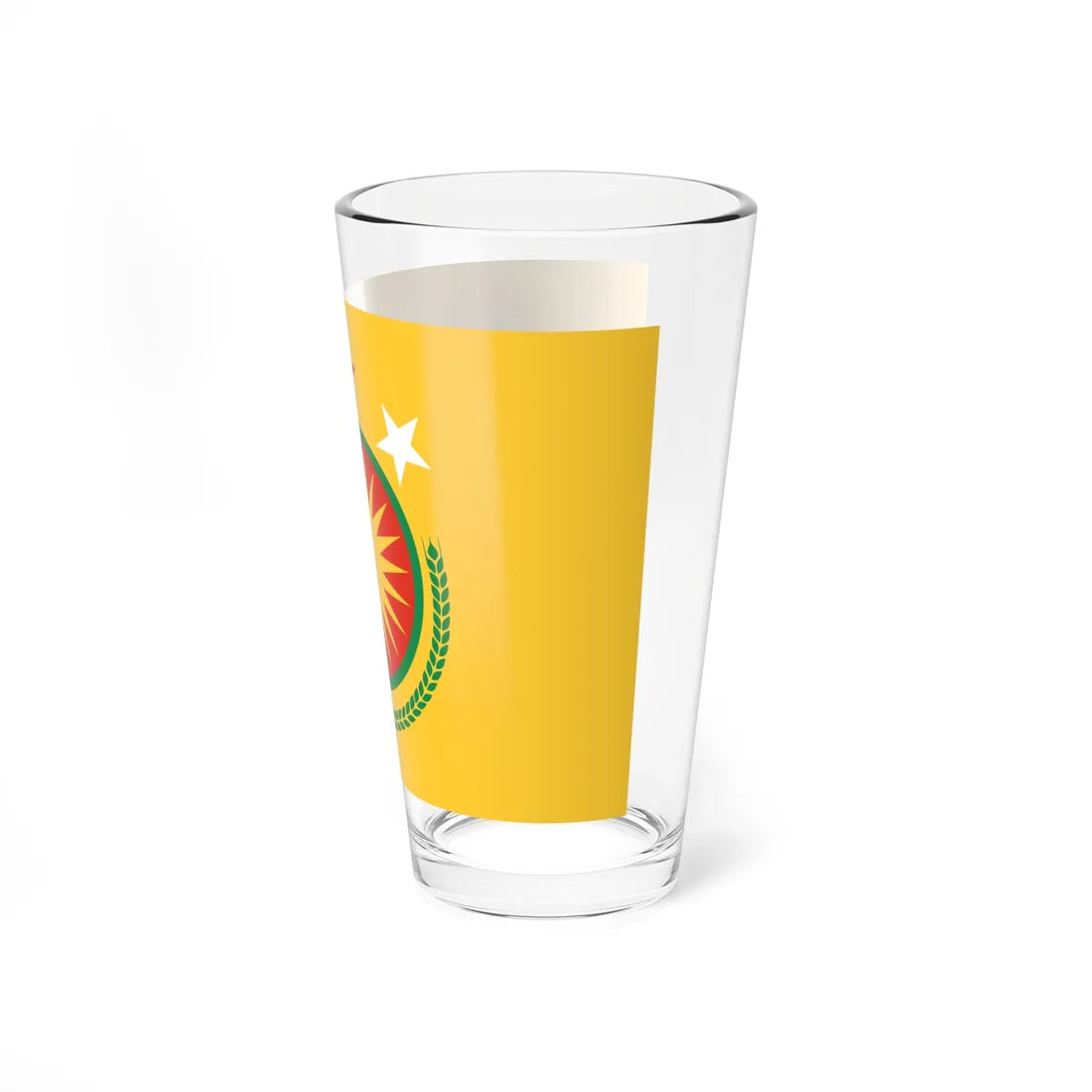 Diplomatic Flag of Northern Syria (Syria) Pint Glass 16oz - Go Mug Yourself