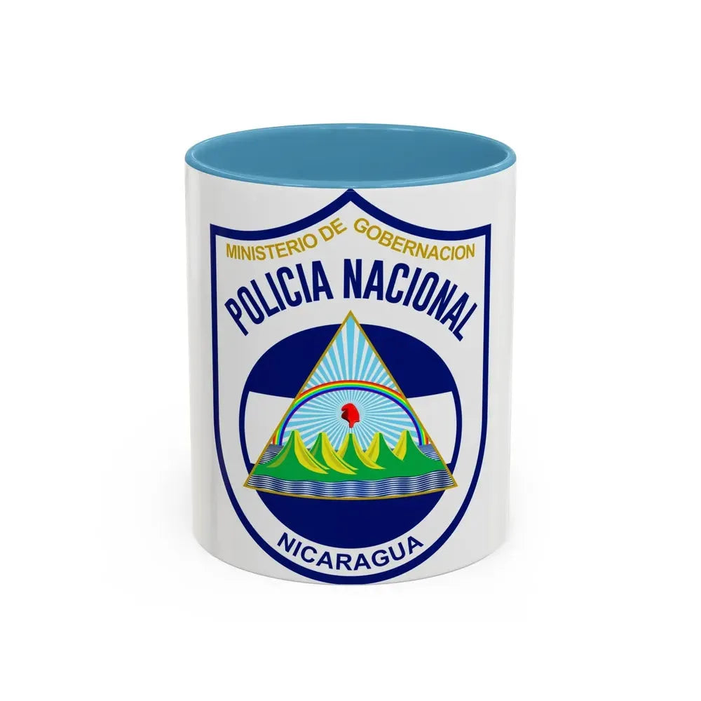 Directorate-General of National Police of Nicaragua 1990-2014 - Accent Coffee Mug 11oz Light Blue - Go Mug Yourself