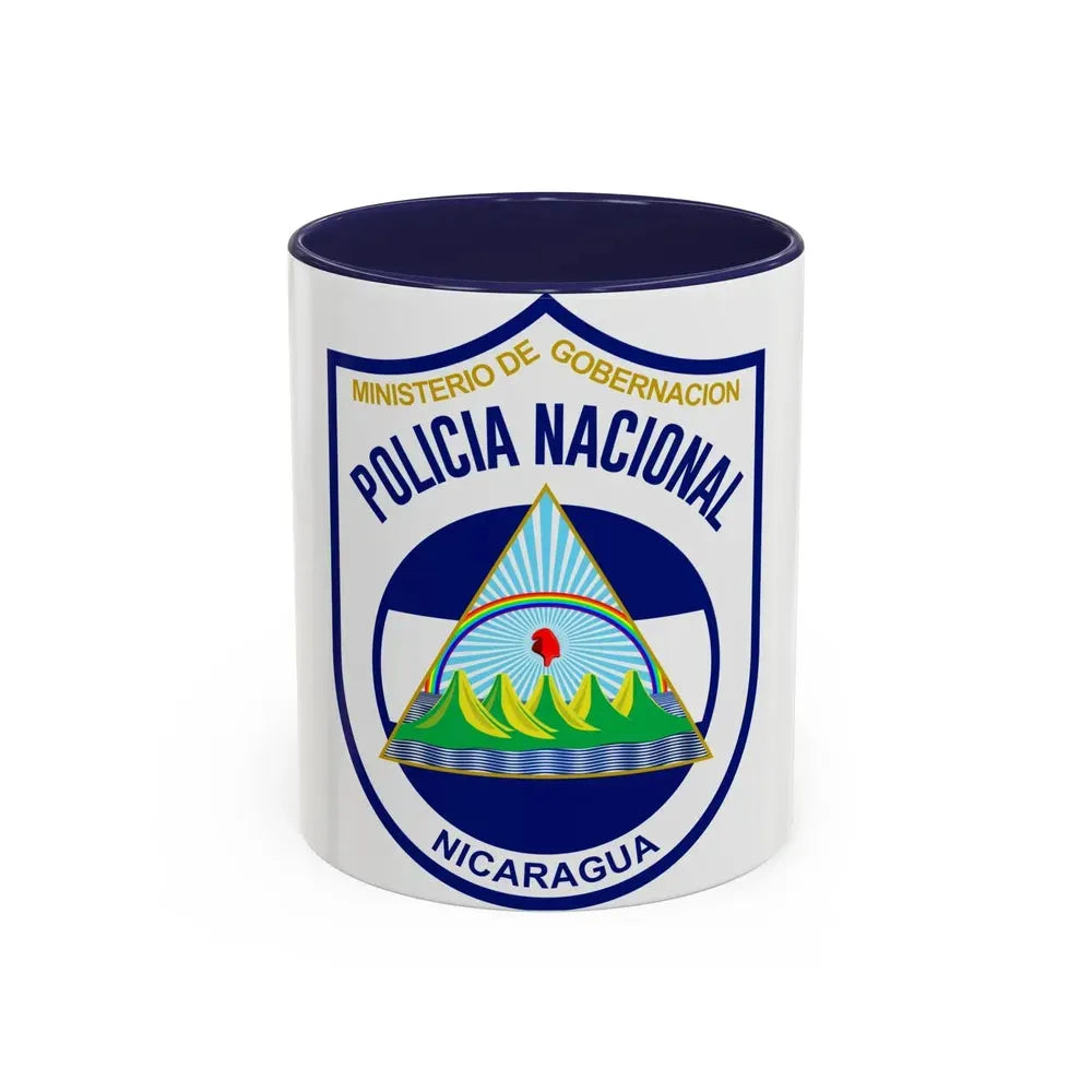 Directorate-General of National Police of Nicaragua 1990-2014 - Accent Coffee Mug 11oz Navy - Go Mug Yourself