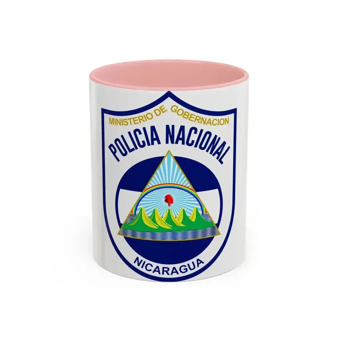 Directorate-General of National Police of Nicaragua 1990-2014 - Accent Coffee Mug 11oz Pink - Go Mug Yourself