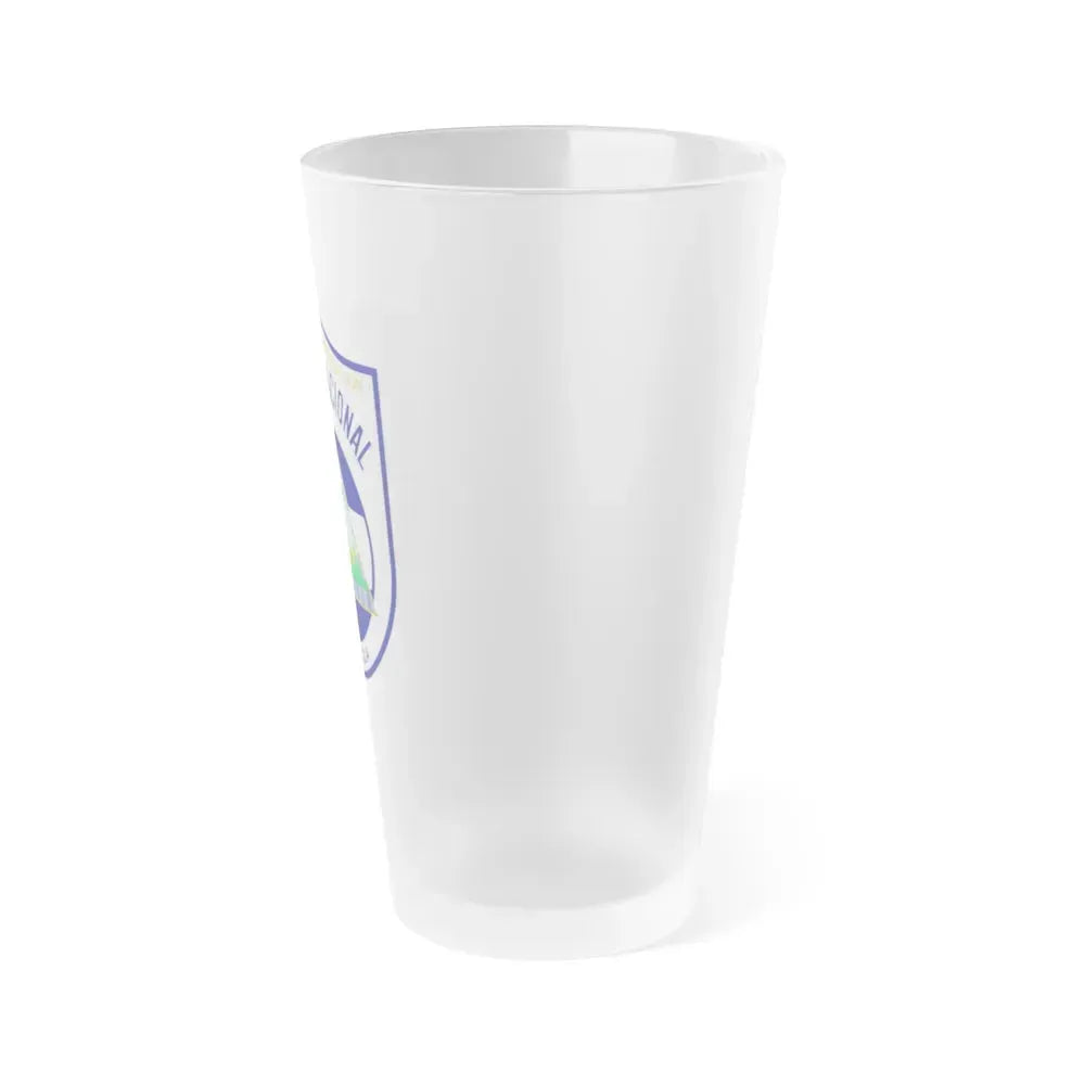 Directorate-General of National Police of Nicaragua 1990-2014 - Frosted Pint Glass 16oz - Go Mug Yourself