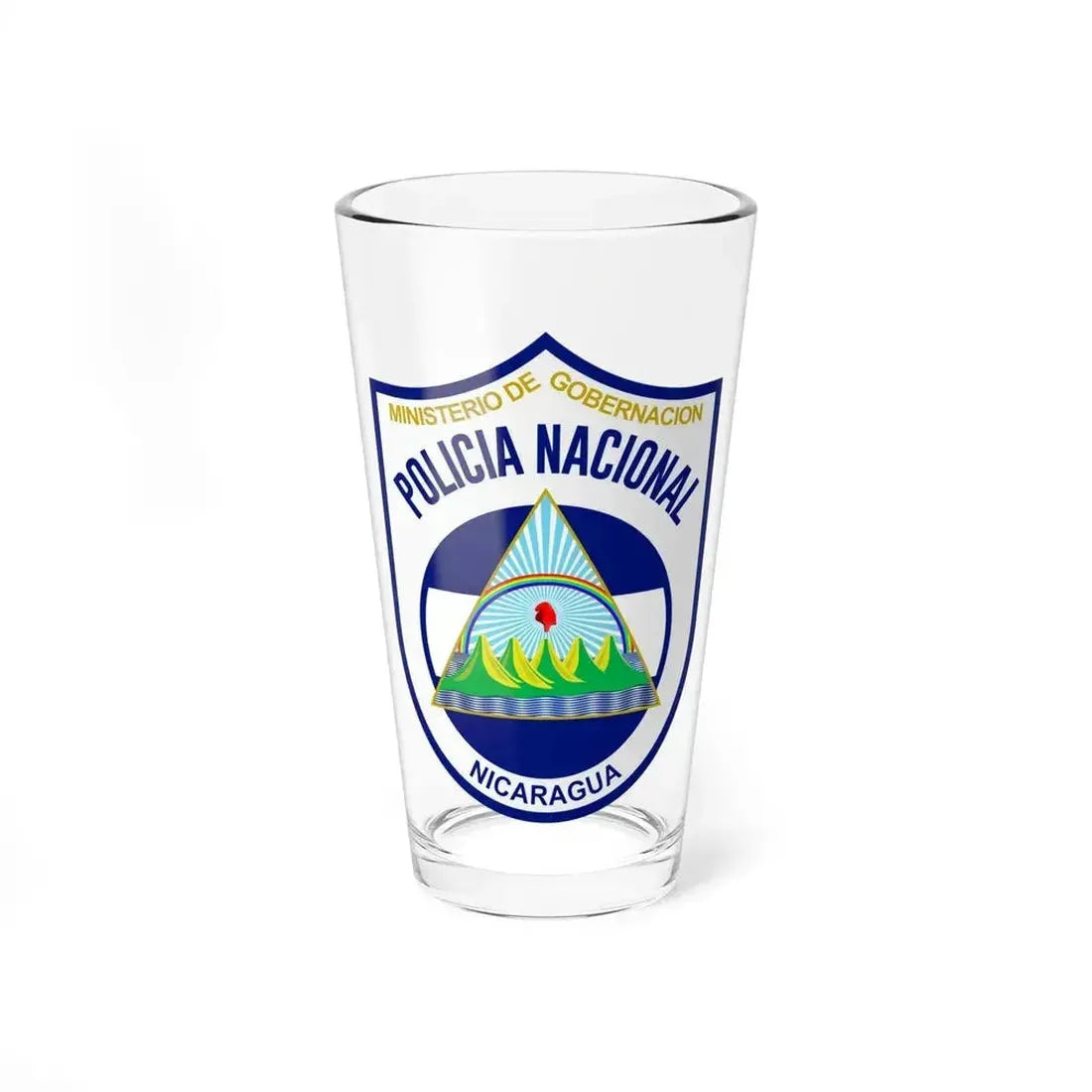 Directorate-General of National Police of Nicaragua 1990-2014 - Pint Glass 16oz 16oz - Go Mug Yourself