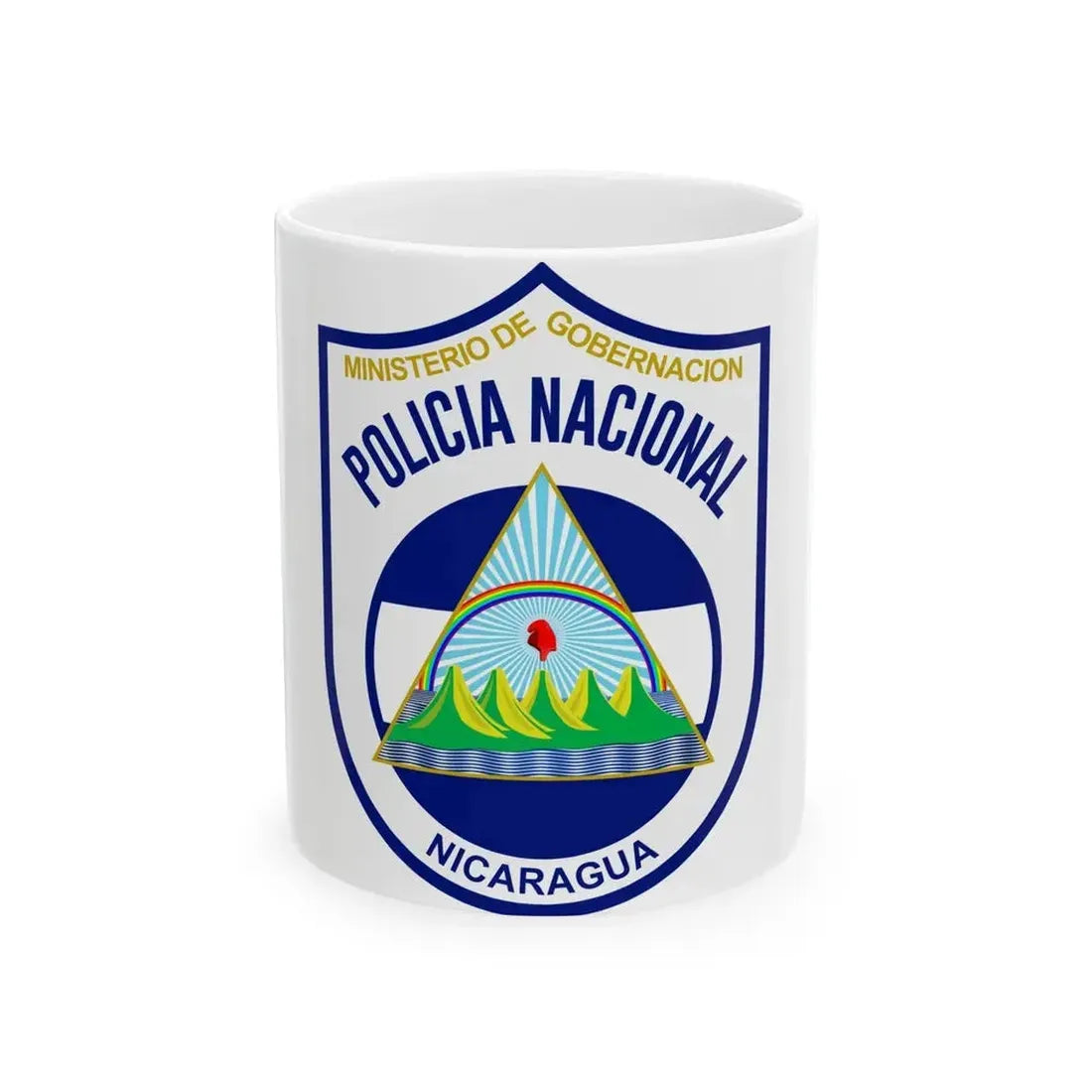 Directorate-General of National Police of Nicaragua 1990-2014 - White Coffee Mug 11oz - Go Mug Yourself