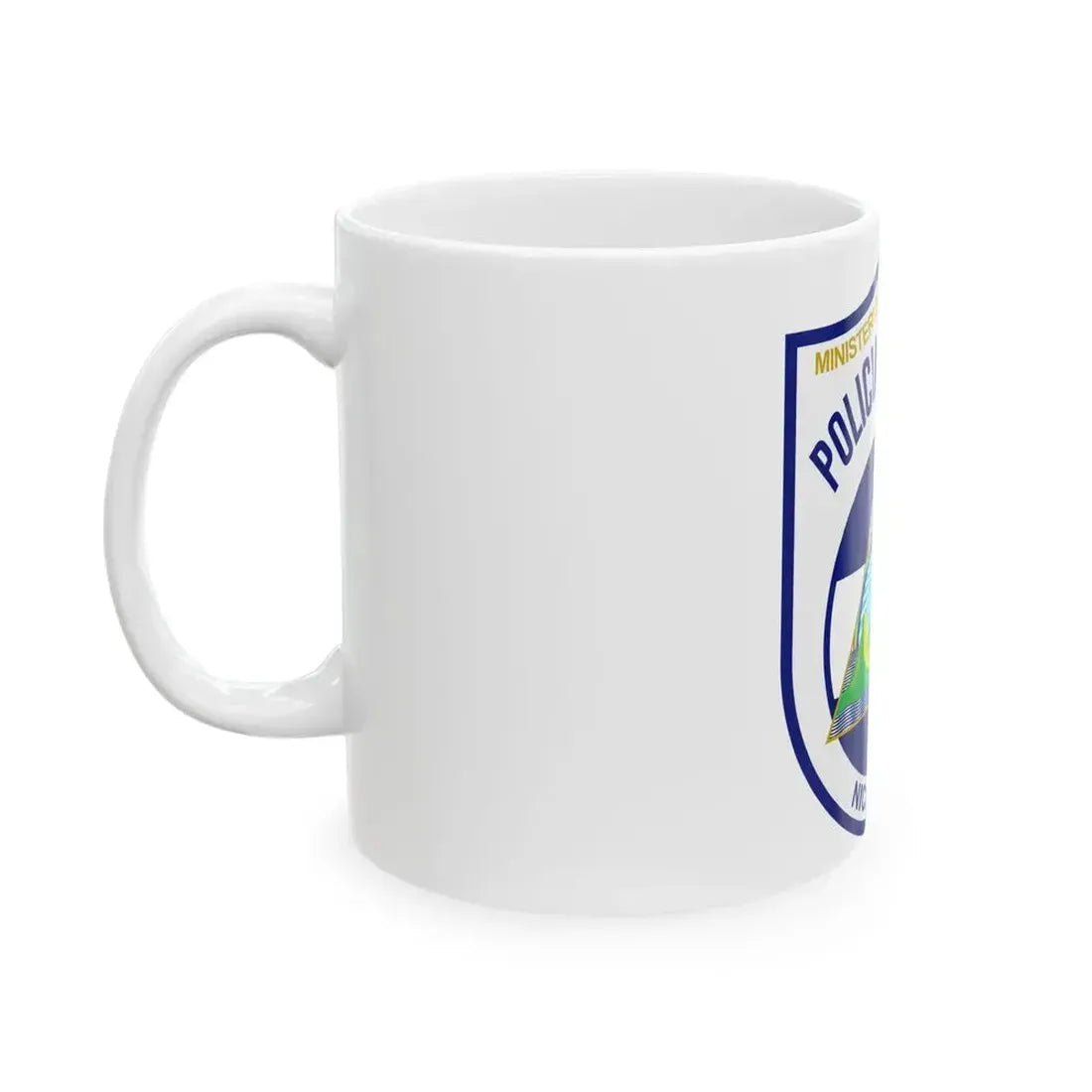 Directorate-General of National Police of Nicaragua 1990-2014 - White Coffee Mug - Go Mug Yourself