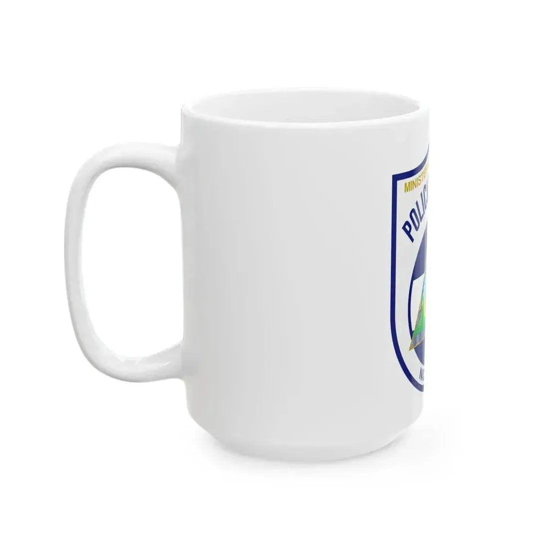 Directorate-General of National Police of Nicaragua 1990-2014 - White Coffee Mug - Go Mug Yourself