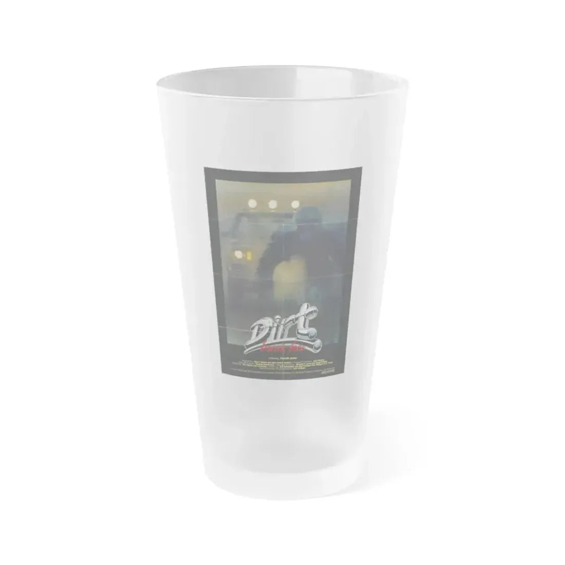 DIRT BREAK FREE 1979 Movie Poster - Frosted Pint Glass 16oz Default Title - Go Mug Yourself