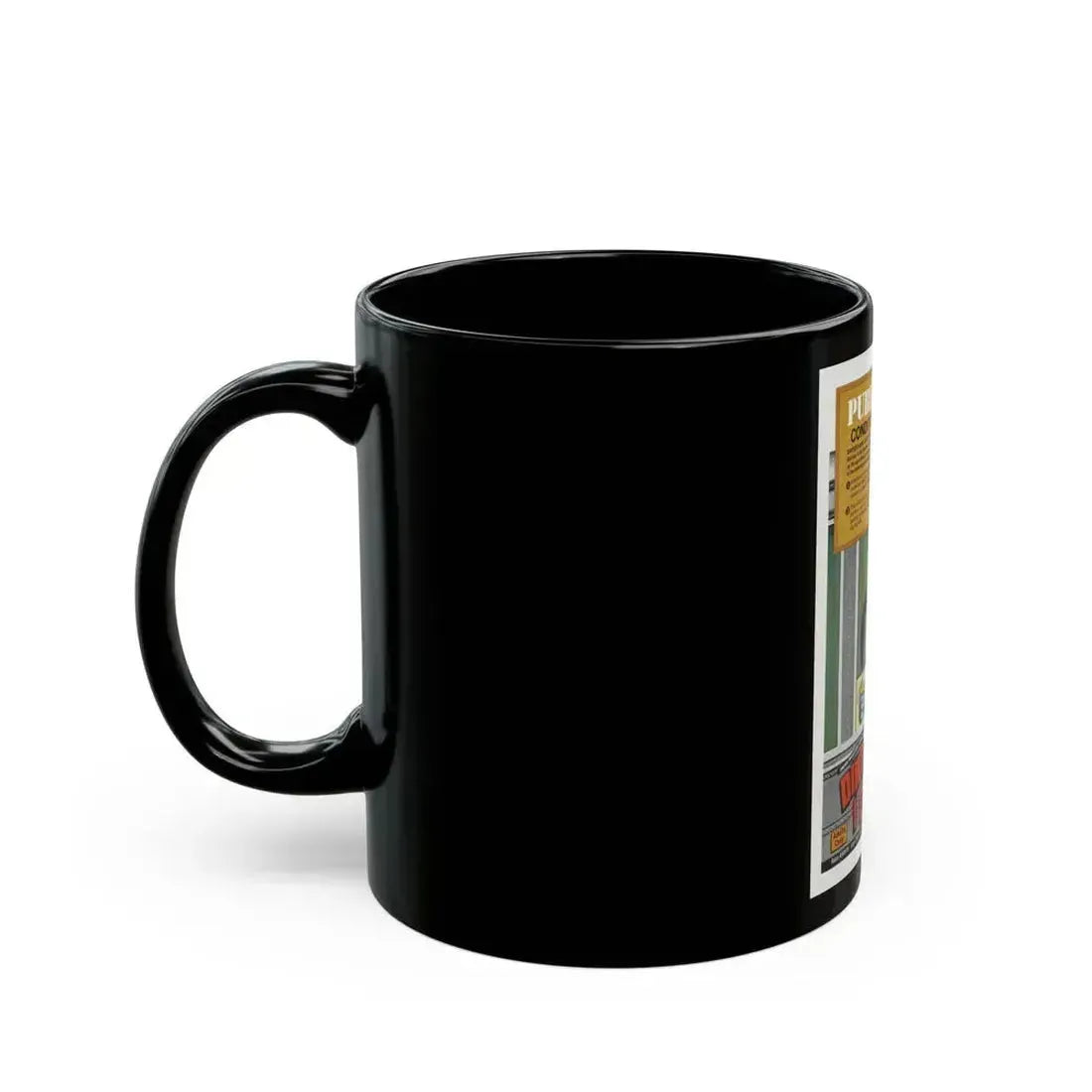 DIRTIEST GIRL I EVER MET 1970 Movie Poster - Black Coffee Mug - Go Mug Yourself
