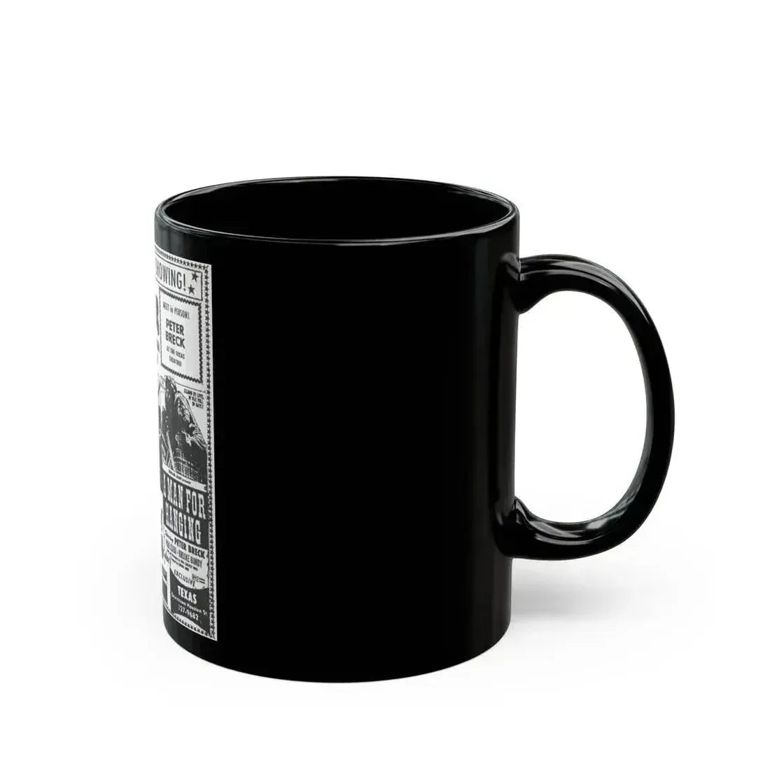DISCIPLES OF DEATH + A MAN FOR HANGING 1972 Movie Poster - Black Coffee Mug - Go Mug Yourself