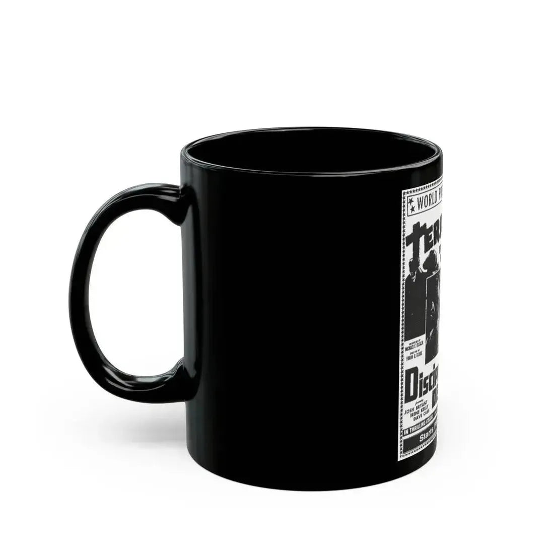 DISCIPLES OF DEATH + A MAN FOR HANGING 1972 Movie Poster - Black Coffee Mug - Go Mug Yourself