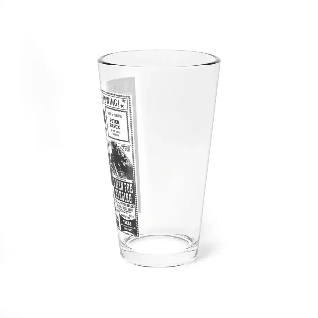 DISCIPLES OF DEATH + A MAN FOR HANGING 1972 Movie Poster - Pint Glass 16oz - Go Mug Yourself