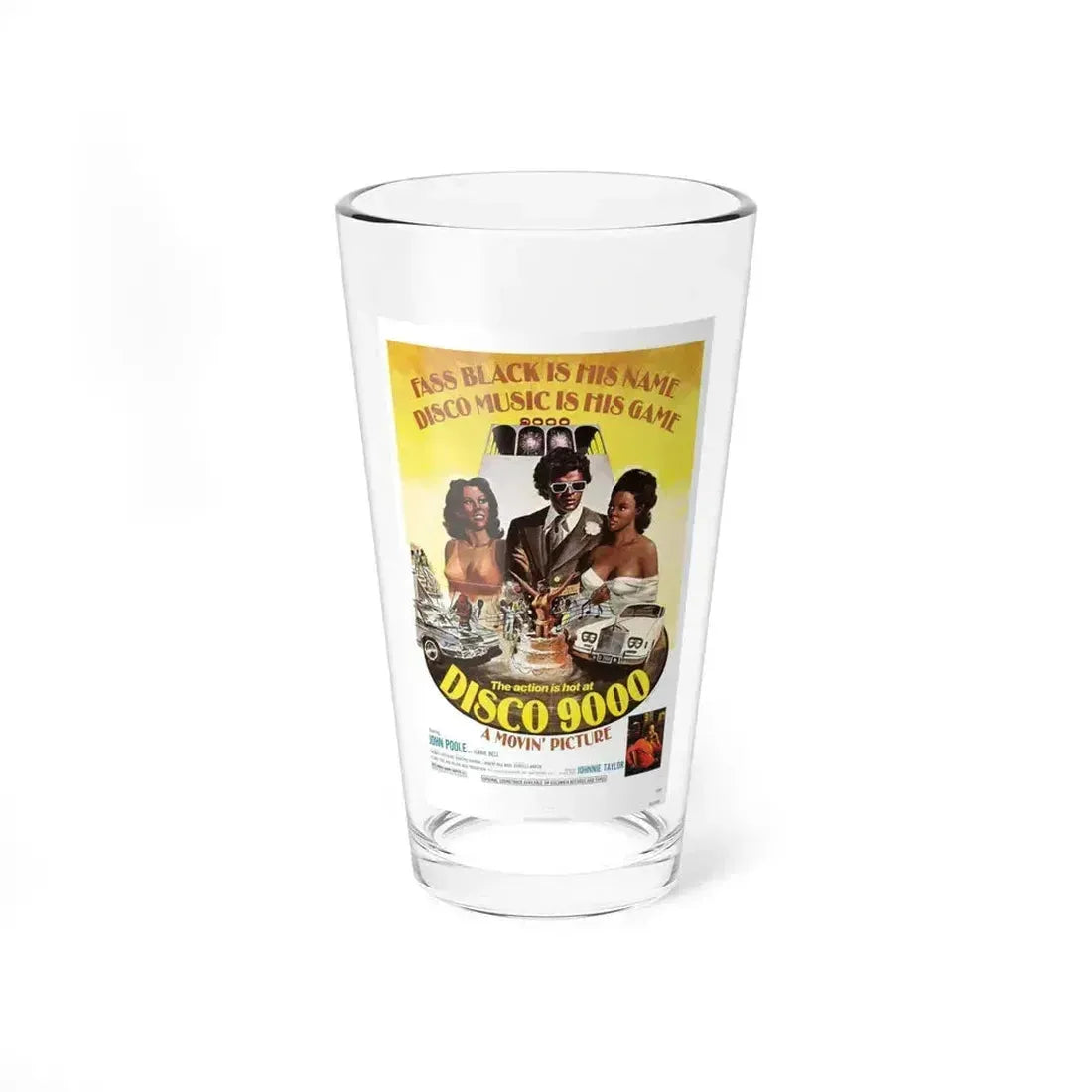 DISCO 9000 1977 Movie Poster - Pint Glass 16oz 16oz - Go Mug Yourself