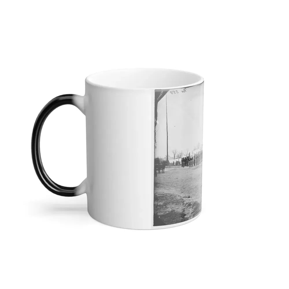 District of Columbia. Band Before Quarters at Camp Stoneman (U.S. Civil War) Color Changing Coffee Mug 11oz - Go Mug Yourself