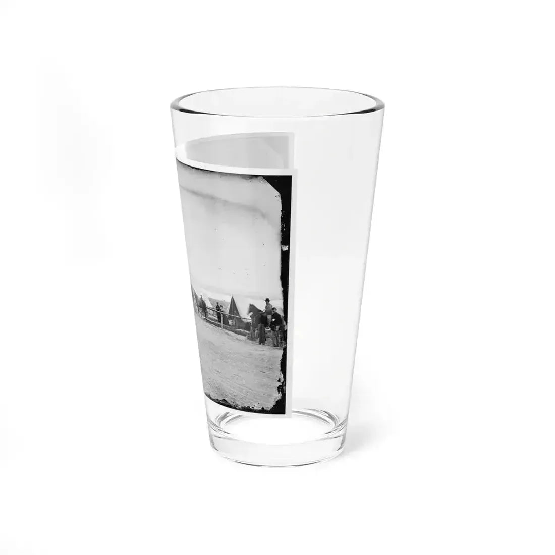 District Of Columbia. Band Before Quarters At Camp Stoneman (U.S. Civil War) Pint Glass 16oz - Go Mug Yourself