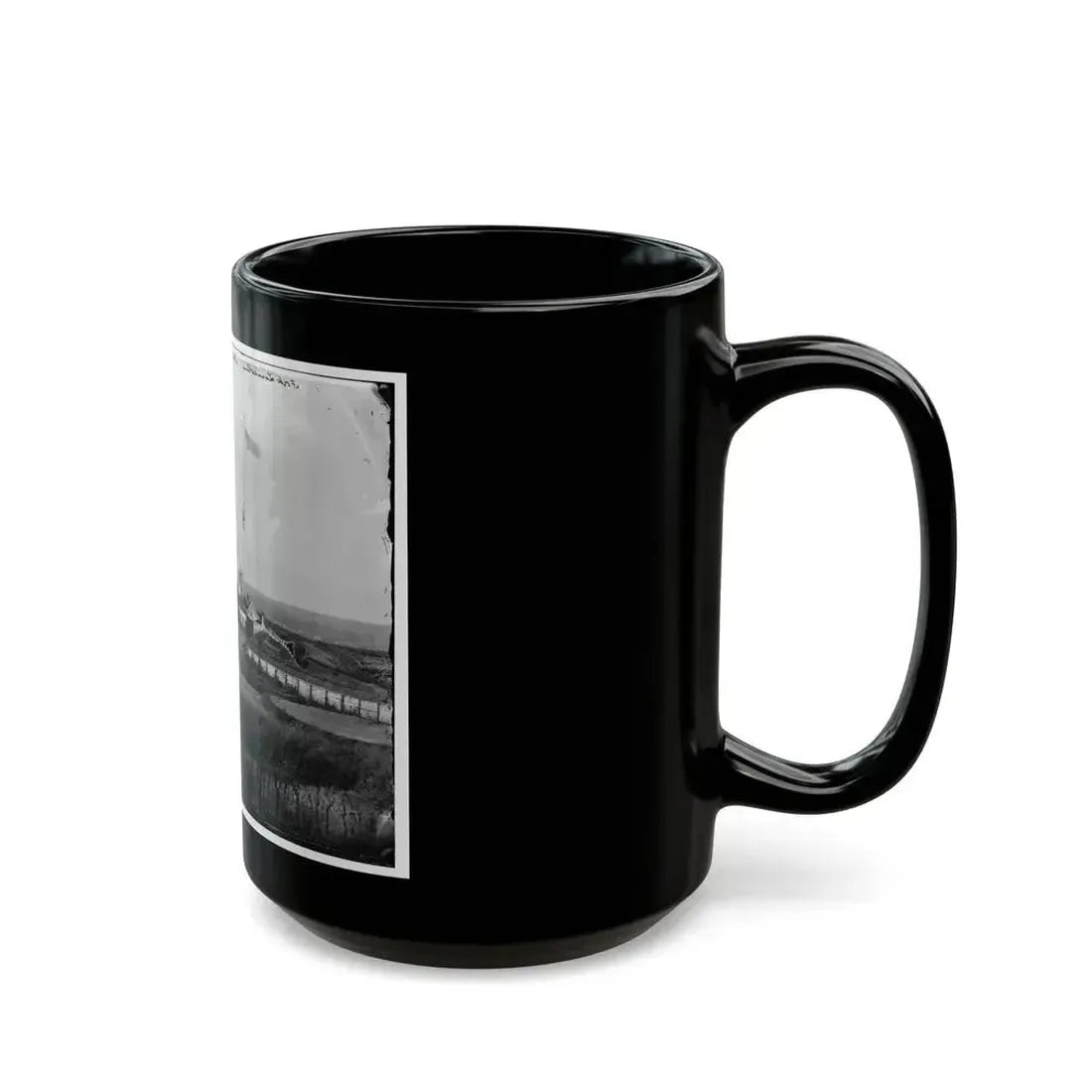 District Of Columbia. Interior View Of Fort Lincoln (U.S. Civil War) Black Coffee Mug - Go Mug Yourself