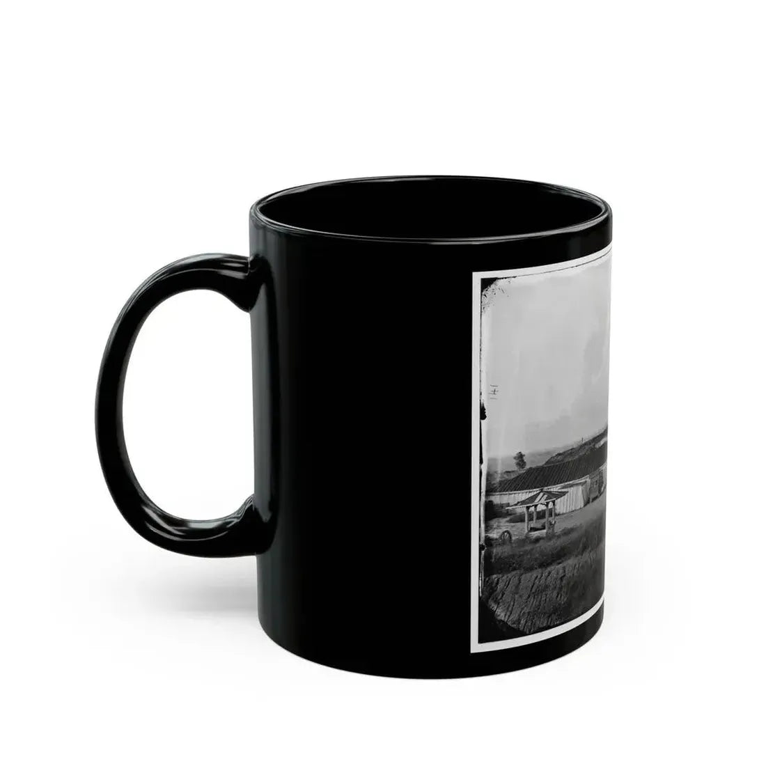 District Of Columbia. Interior View Of Fort Lincoln (U.S. Civil War) Black Coffee Mug - Go Mug Yourself